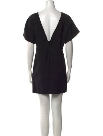 Iro Bateau Neckline Mini Dress