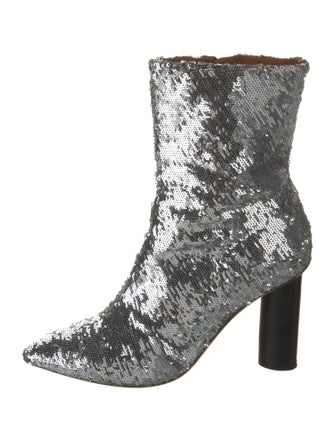 Iro Sequins Sequin Embellishments Combat Boots