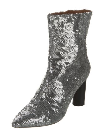 Iro Sequins Sequin Embellishments Combat Boots