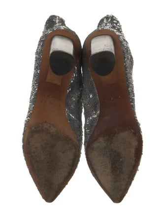 Iro Sequins Sequin Embellishments Combat Boots