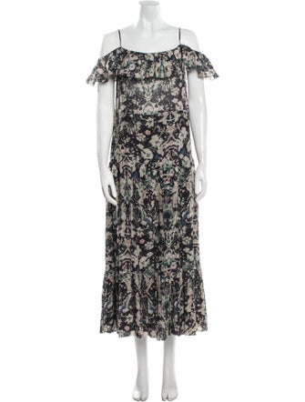 Iro Floral Print Long Dress