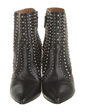 Iro Leather Studded Accents Boots