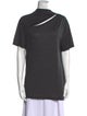 Iro Cowl Neck Short Sleeve T-Shirt