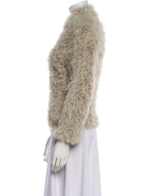 Iro Lamb Fur Faux Fur Jacket