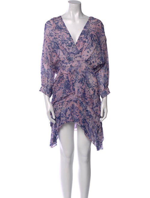 Iro Printed Mini Dress