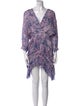 Iro Printed Mini Dress
