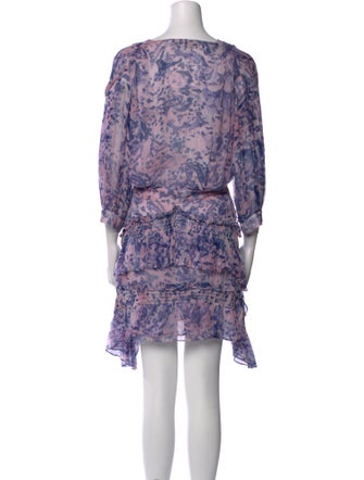 Iro Printed Mini Dress