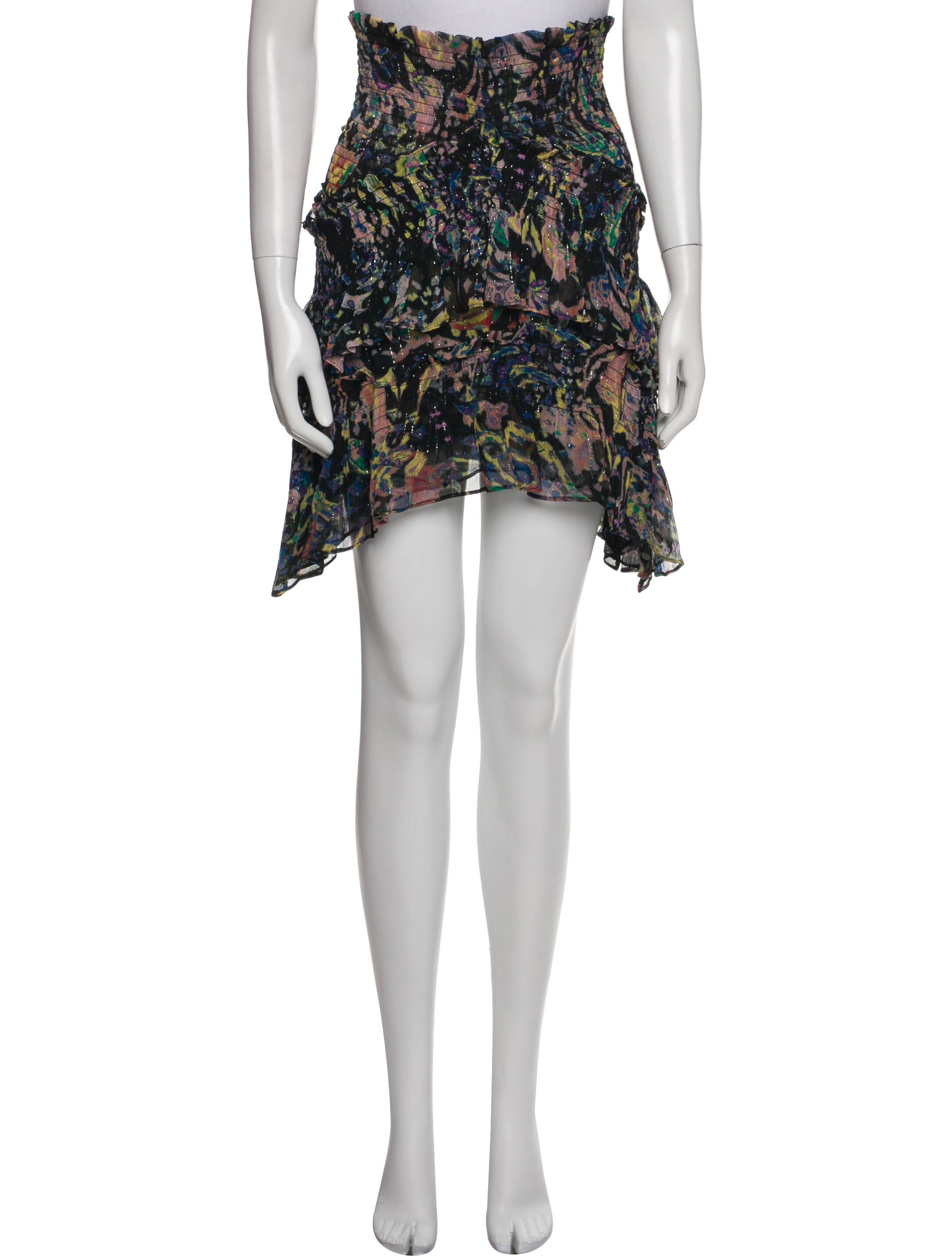 Iro Printed Knee-Length Skirt