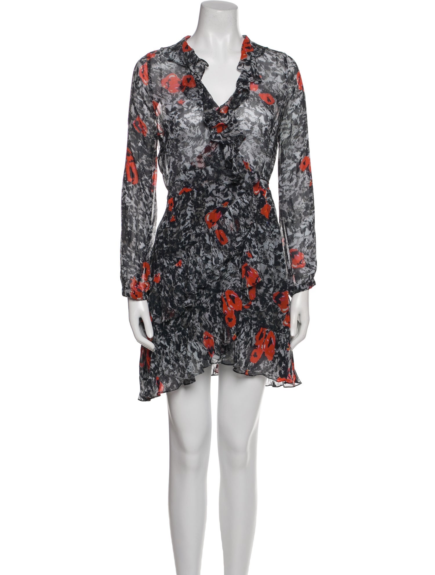 Iro Floral Print Mini Dress