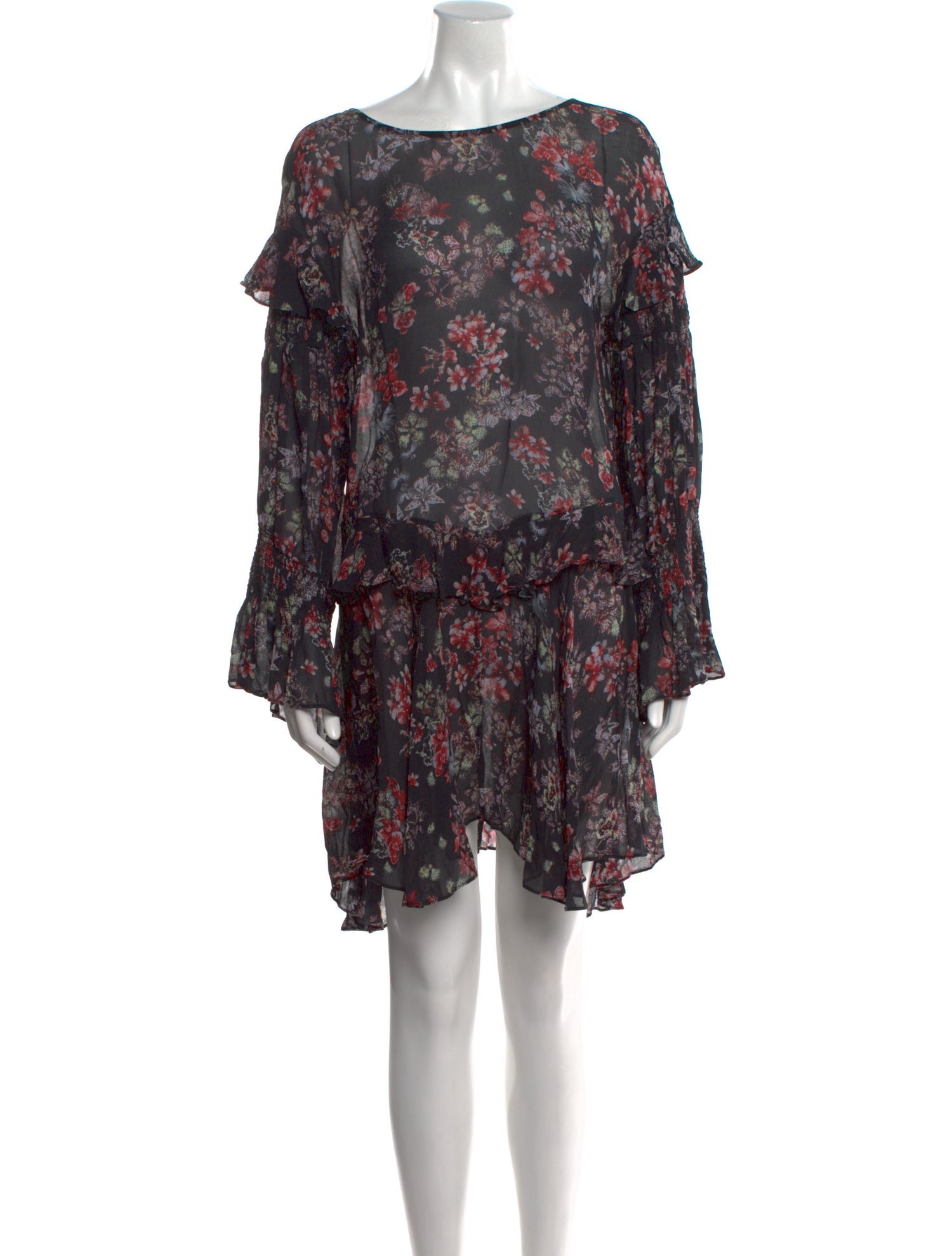 Iro Floral Print Mini Dress
