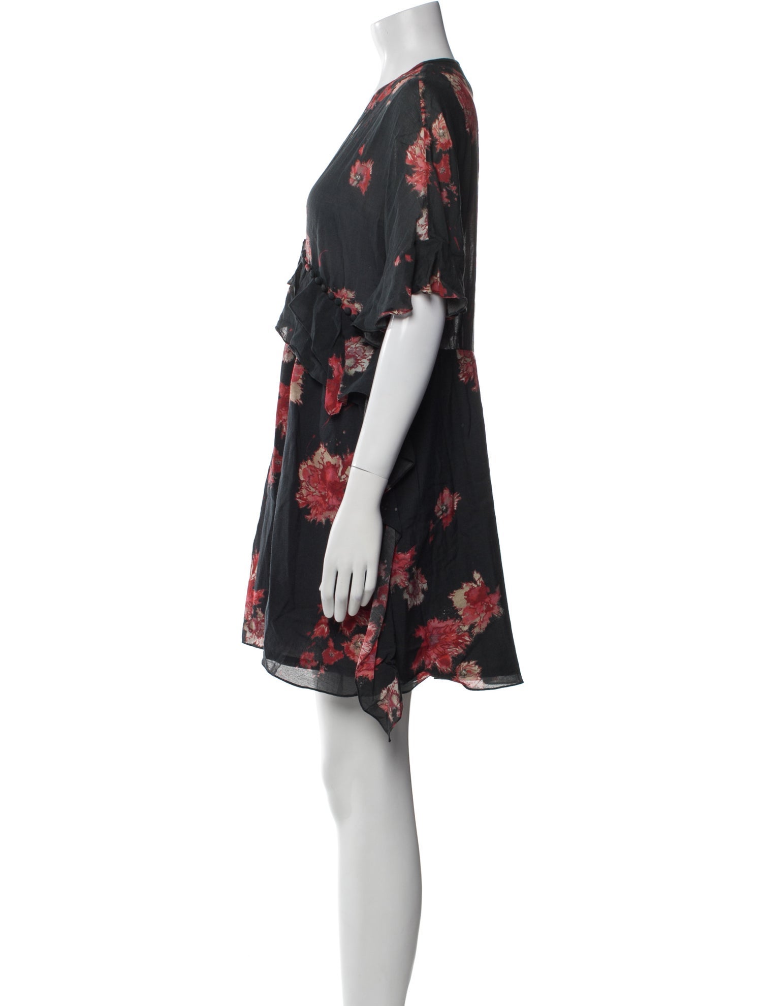 Iro Floral Print Mini Dress