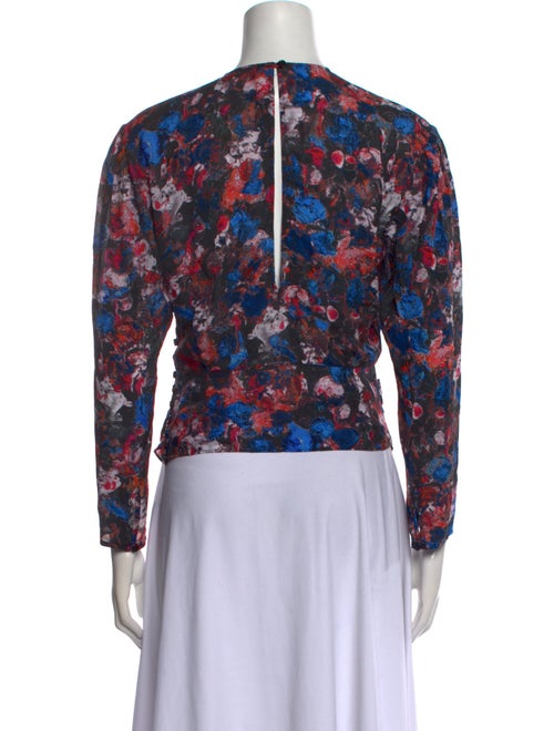 Iro Floral Print Crew Neck Blouse