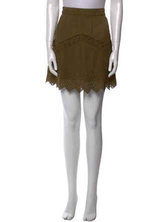 Iro Lasercut Accents Mini Skirt