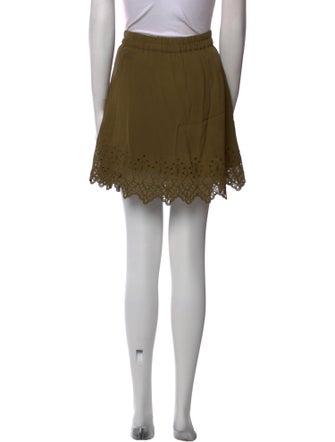 Iro Lasercut Accents Mini Skirt