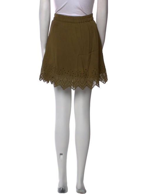 Iro Lasercut Accents Mini Skirt