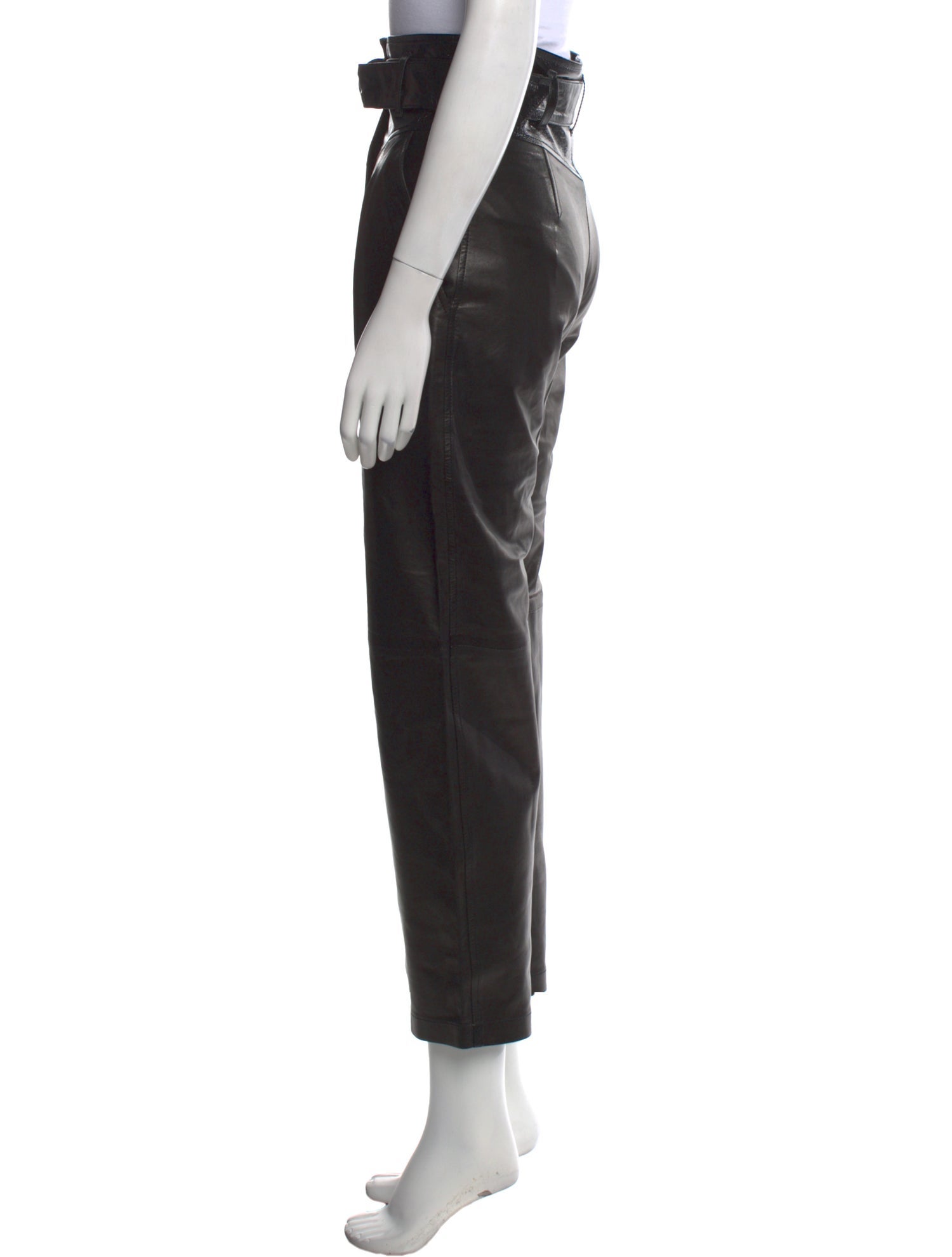 Iro Lamb Leather Straight Leg Pants