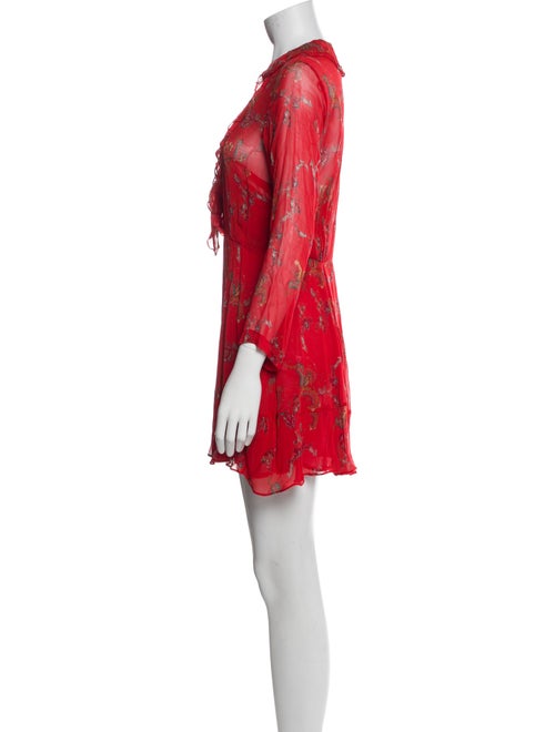 Iro Floral Print Mini Dress