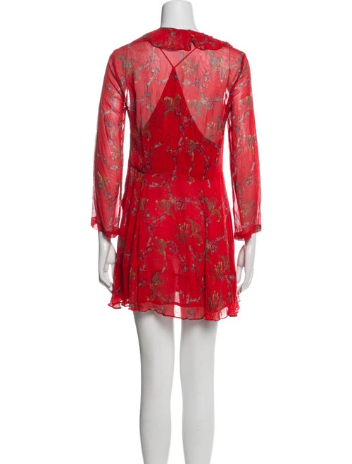 Iro Floral Print Mini Dress