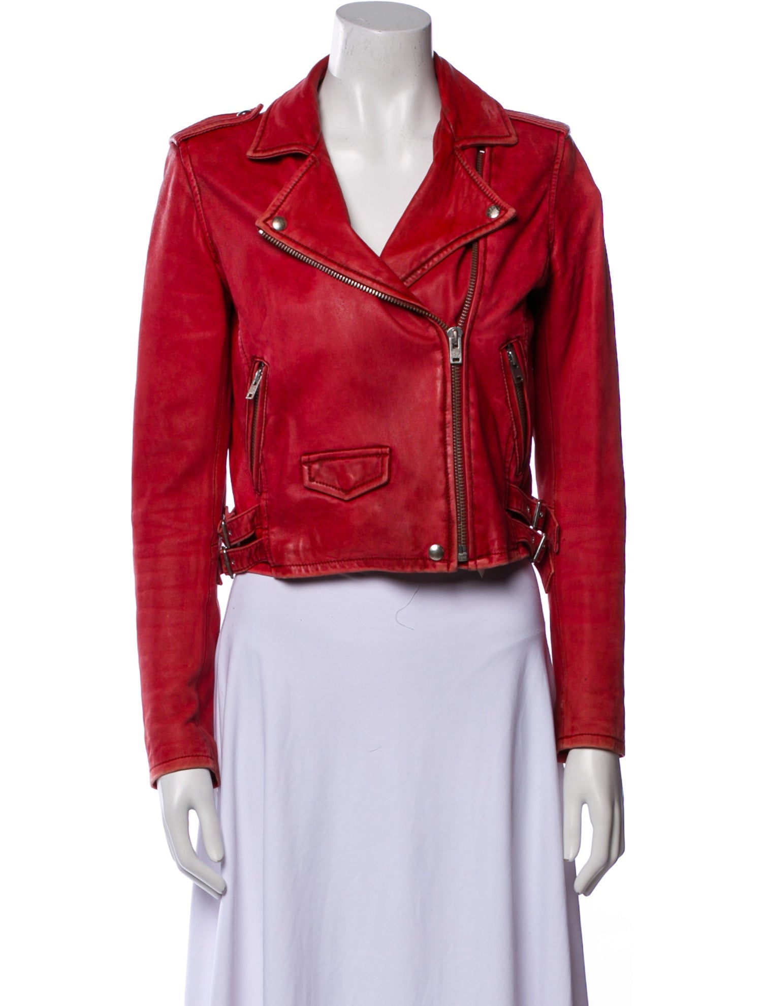 Iro Lamb Leather Biker Jacket