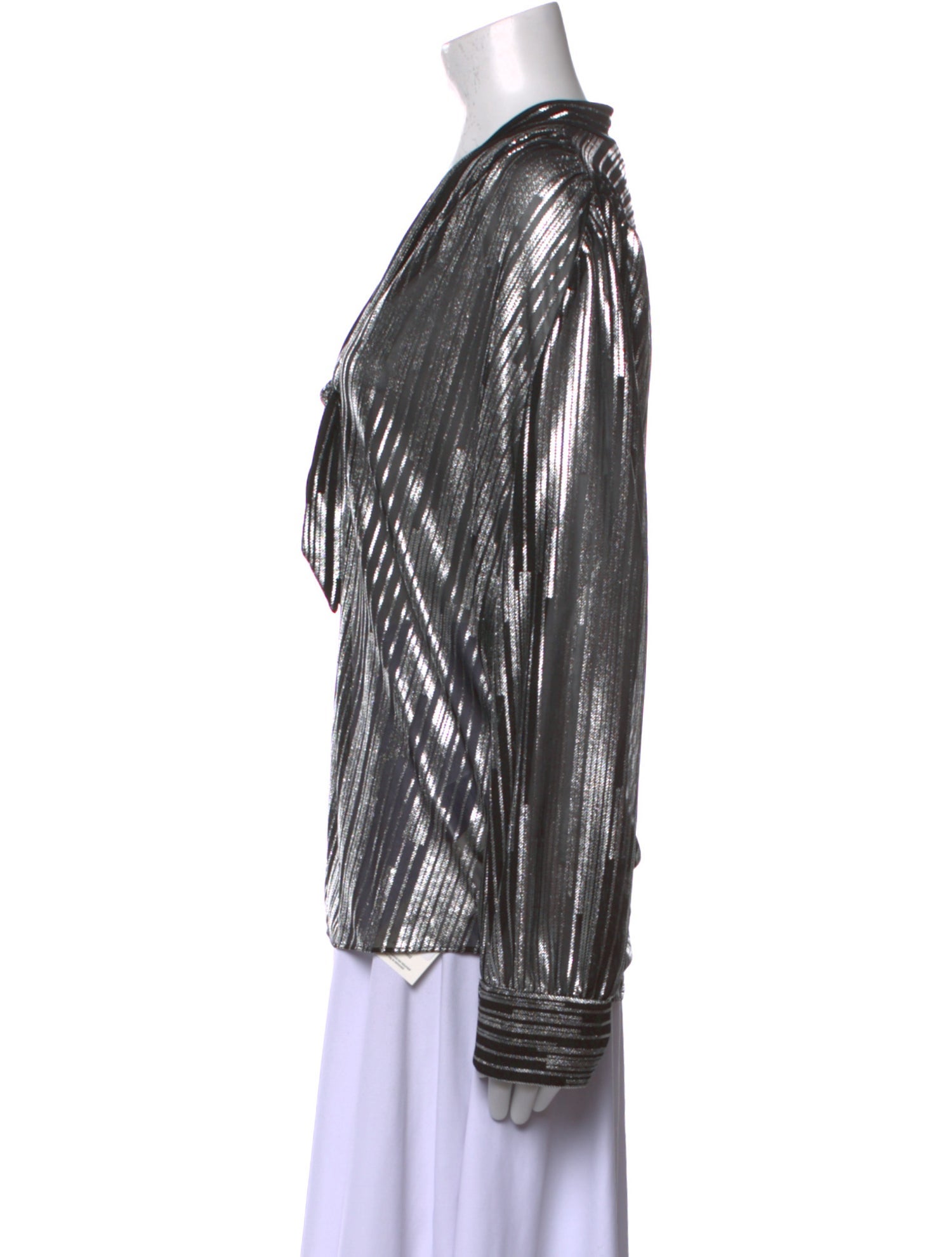 Iro Striped V-Neck Blouse