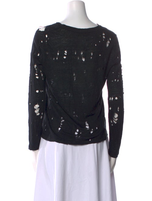 Iro Linen Scoop Neck Top