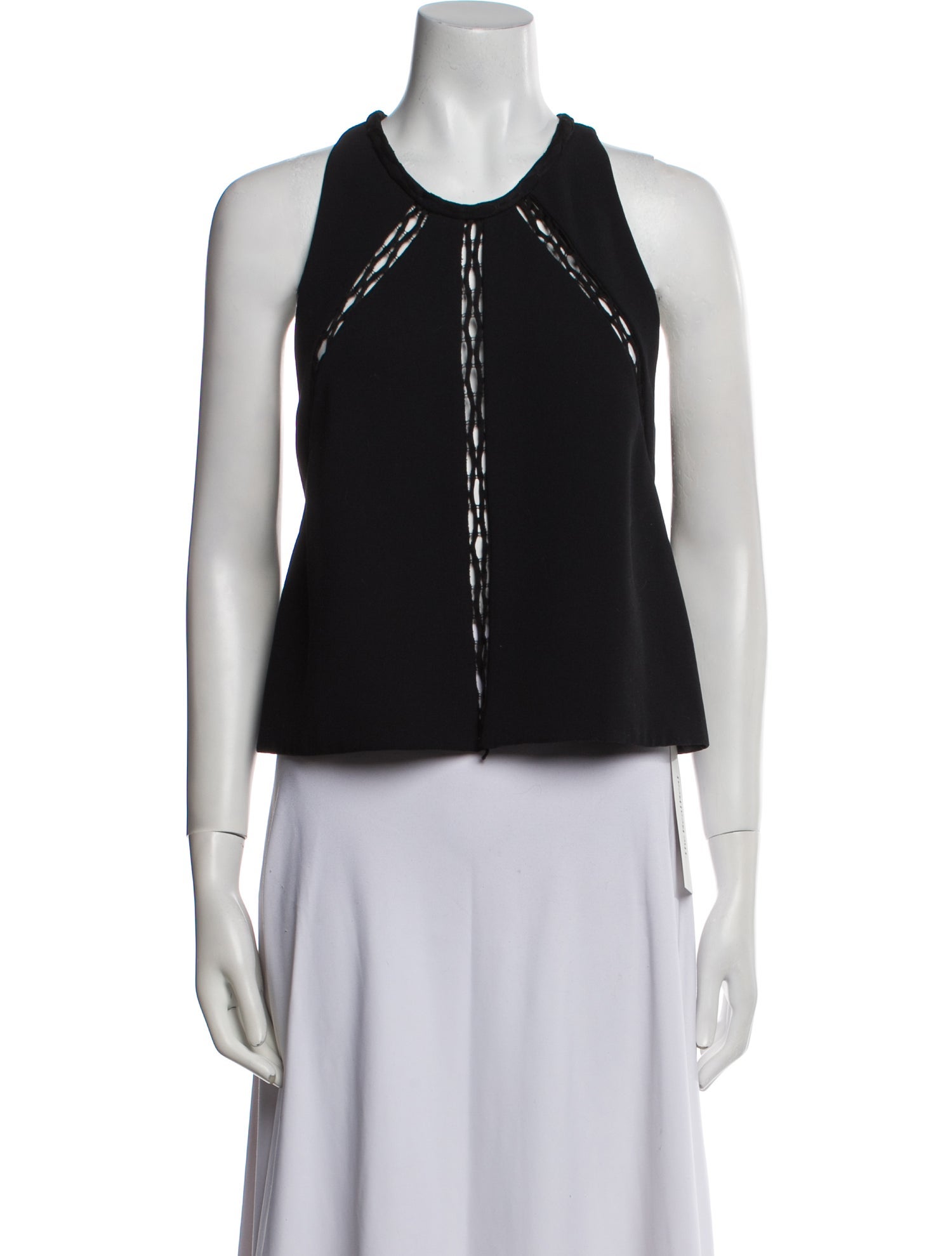 Iro Halterneck Sleeveless Crop Top