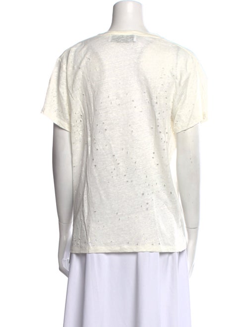 Iro Linen Scoop Neck T-Shirt