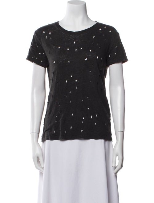 Iro Linen Scoop Neck T-Shirt