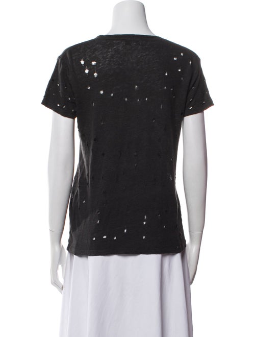 Iro Linen Scoop Neck T-Shirt