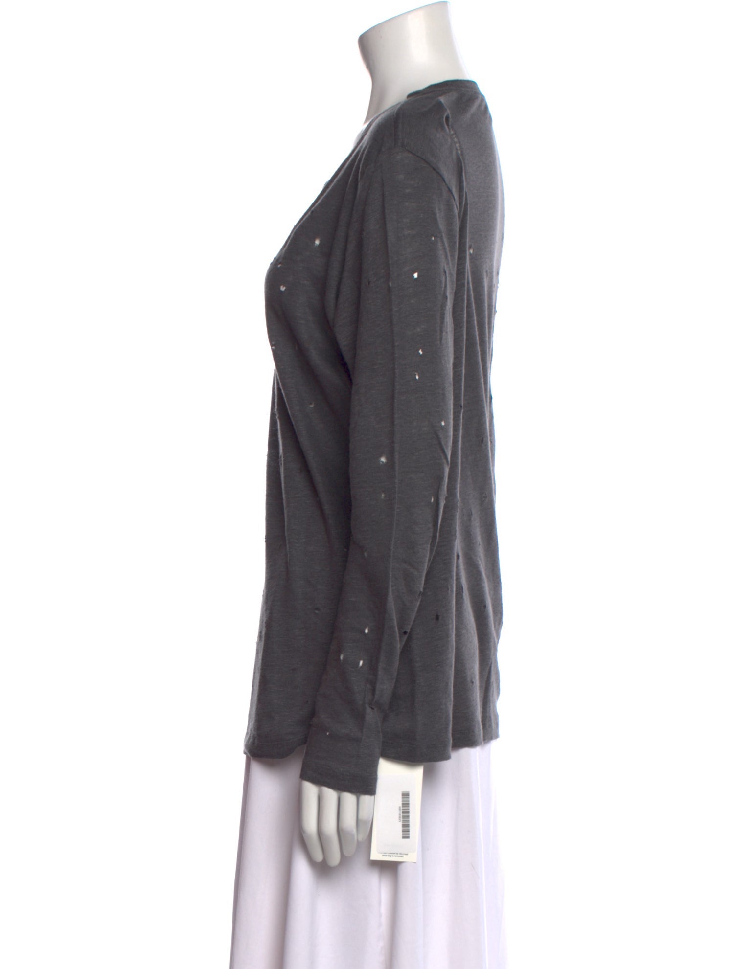 Iro Linen Scoop Neck T-Shirt