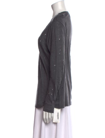 Iro Linen Scoop Neck T-Shirt