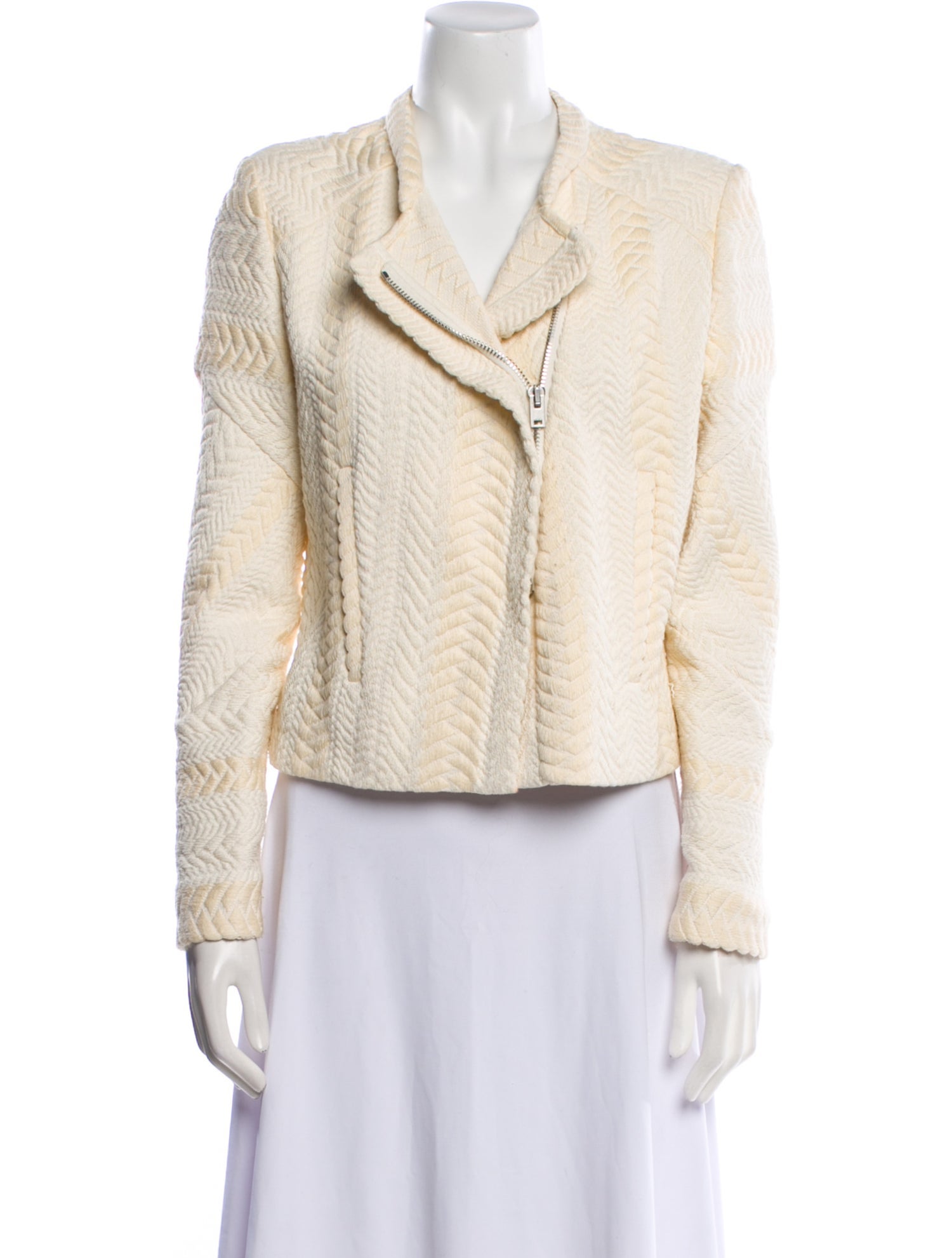 Iro Tweed Pattern Blazer