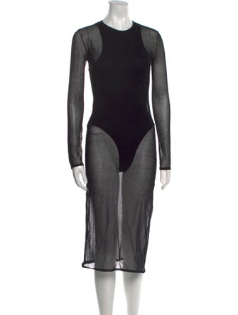 Iro Crew Neck Midi Length Dress