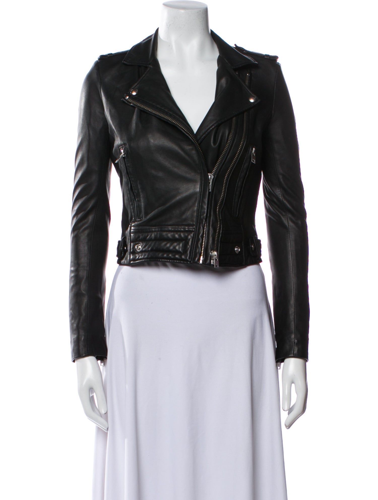 Iro Lamb Leather Biker Jacket
