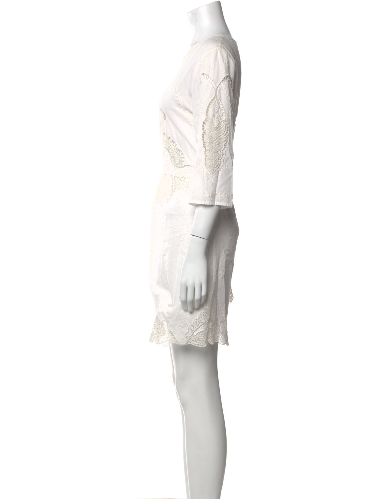 Iro Scoop Neck Mini Dress