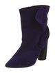 Iro Suede Ruffle Embellishment Boots