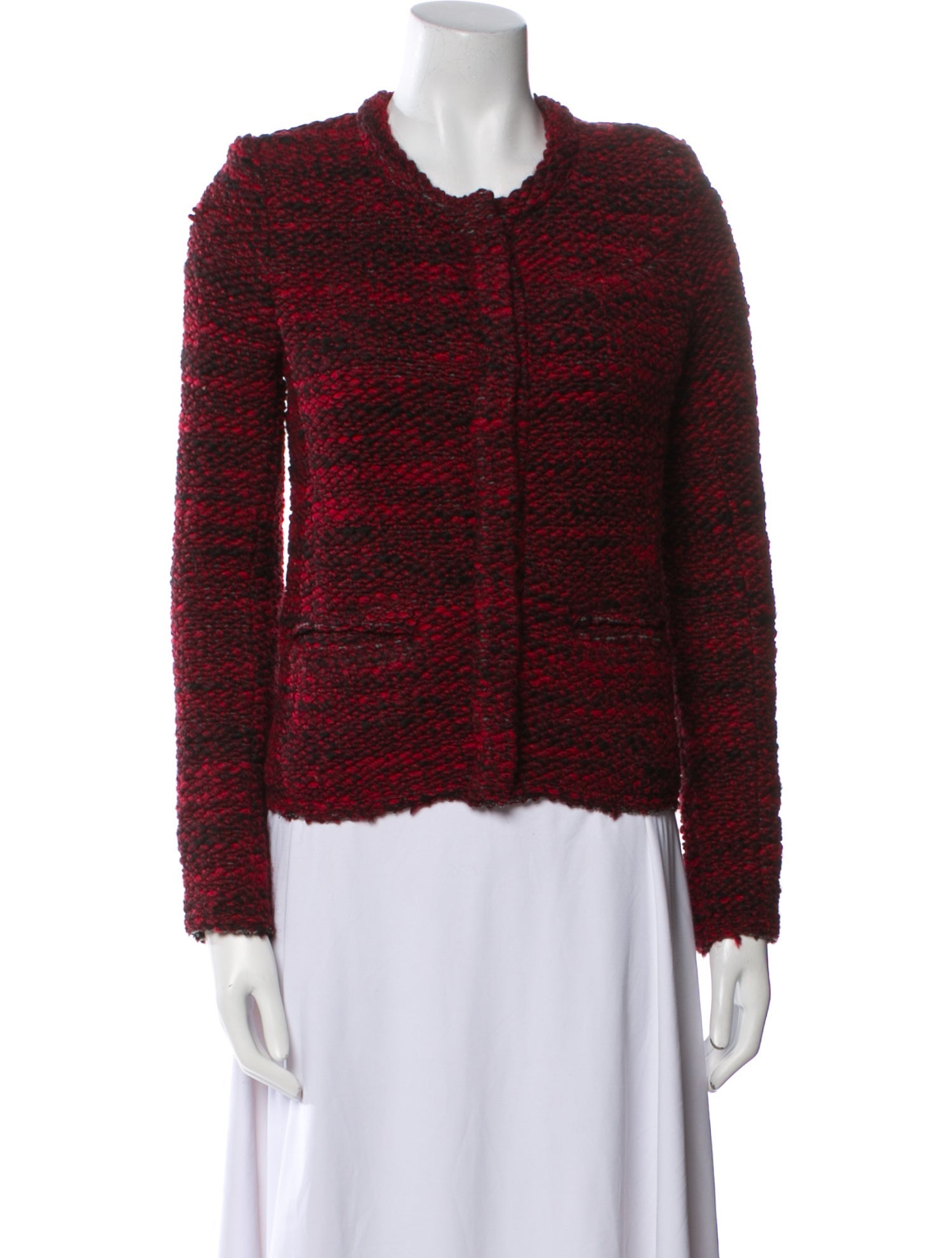 Iro Wool Tweed Pattern Evening Jacket