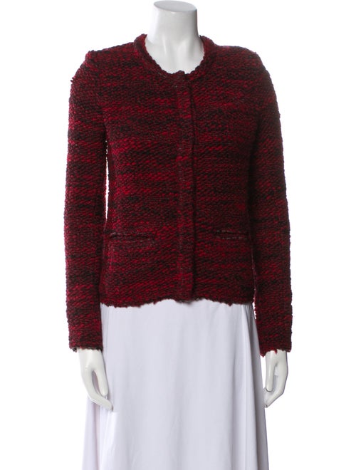 Iro Wool Tweed Pattern Evening Jacket