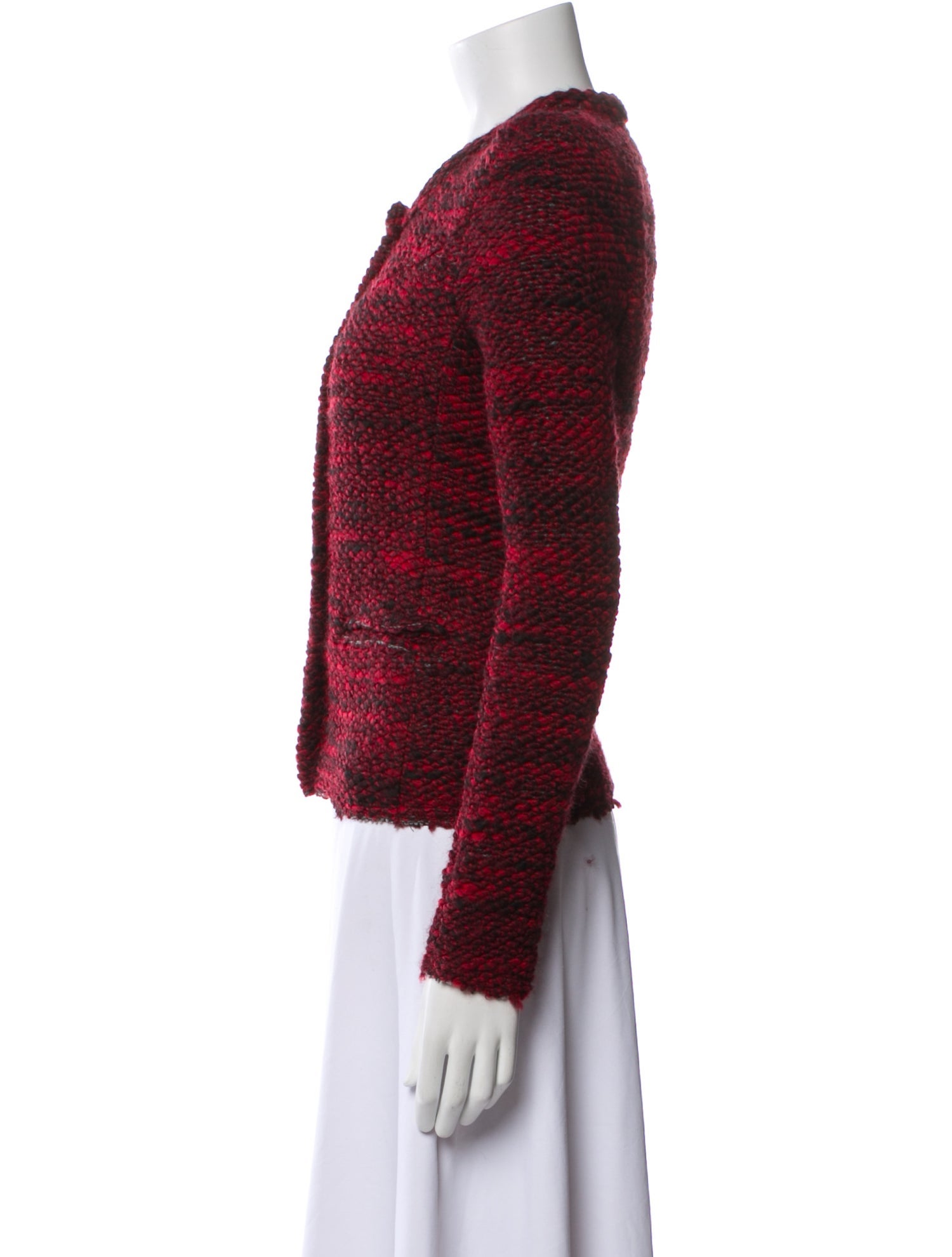 Iro Wool Tweed Pattern Evening Jacket