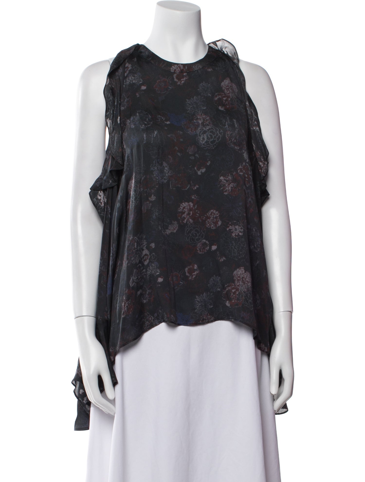 Iro Silk Floral Print Blouse