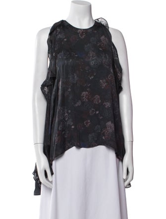 Iro Silk Floral Print Blouse