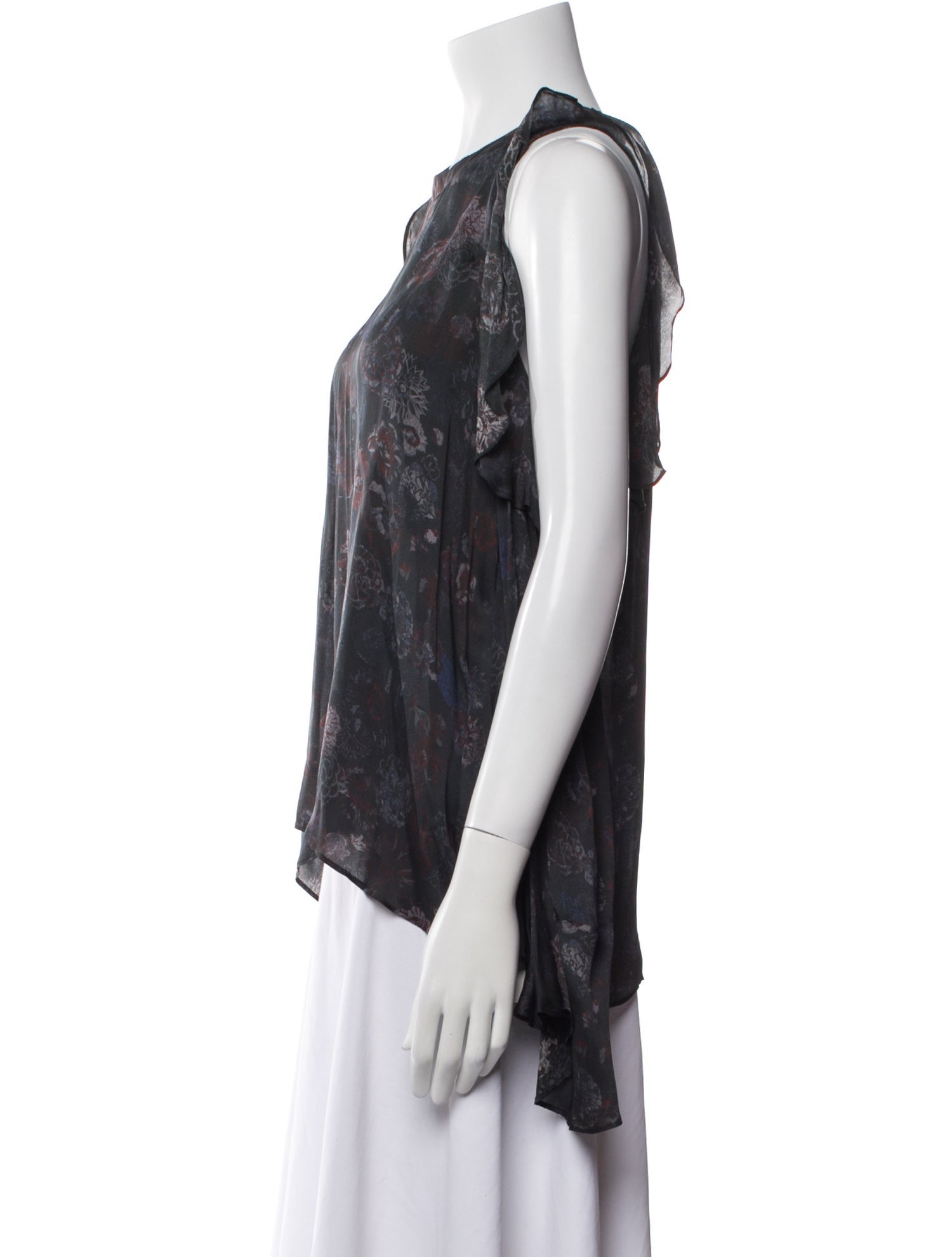 Iro Silk Floral Print Blouse