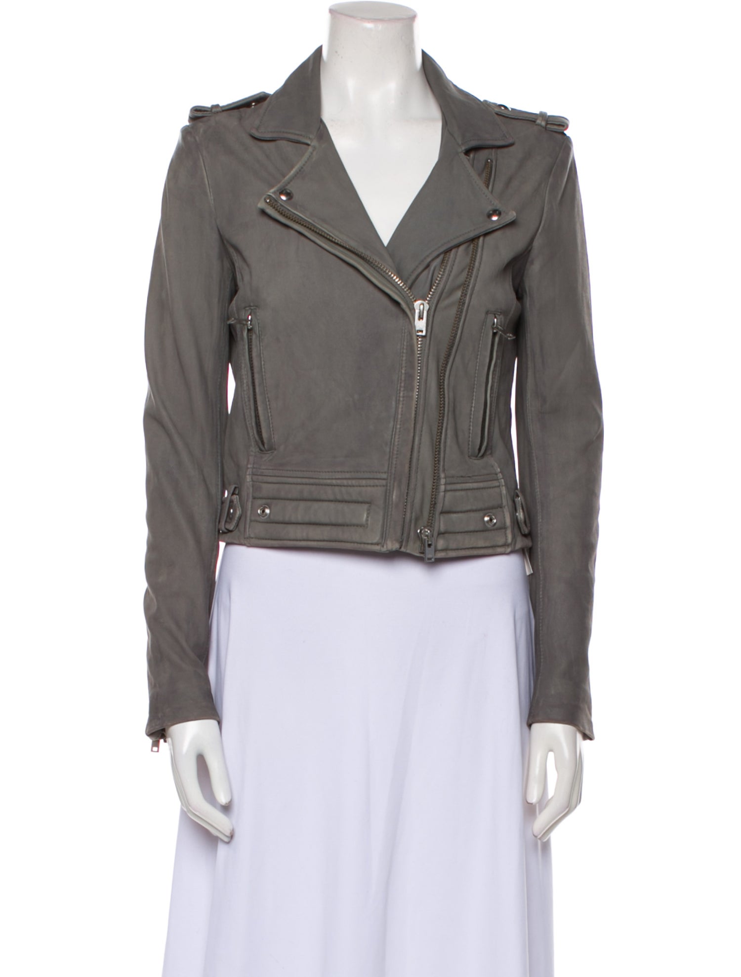 Iro Lamb Leather Biker Jacket
