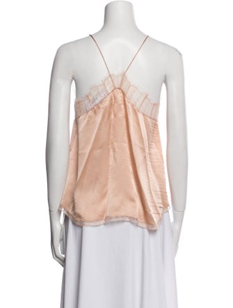 Iro Silk Square Neckline Top
