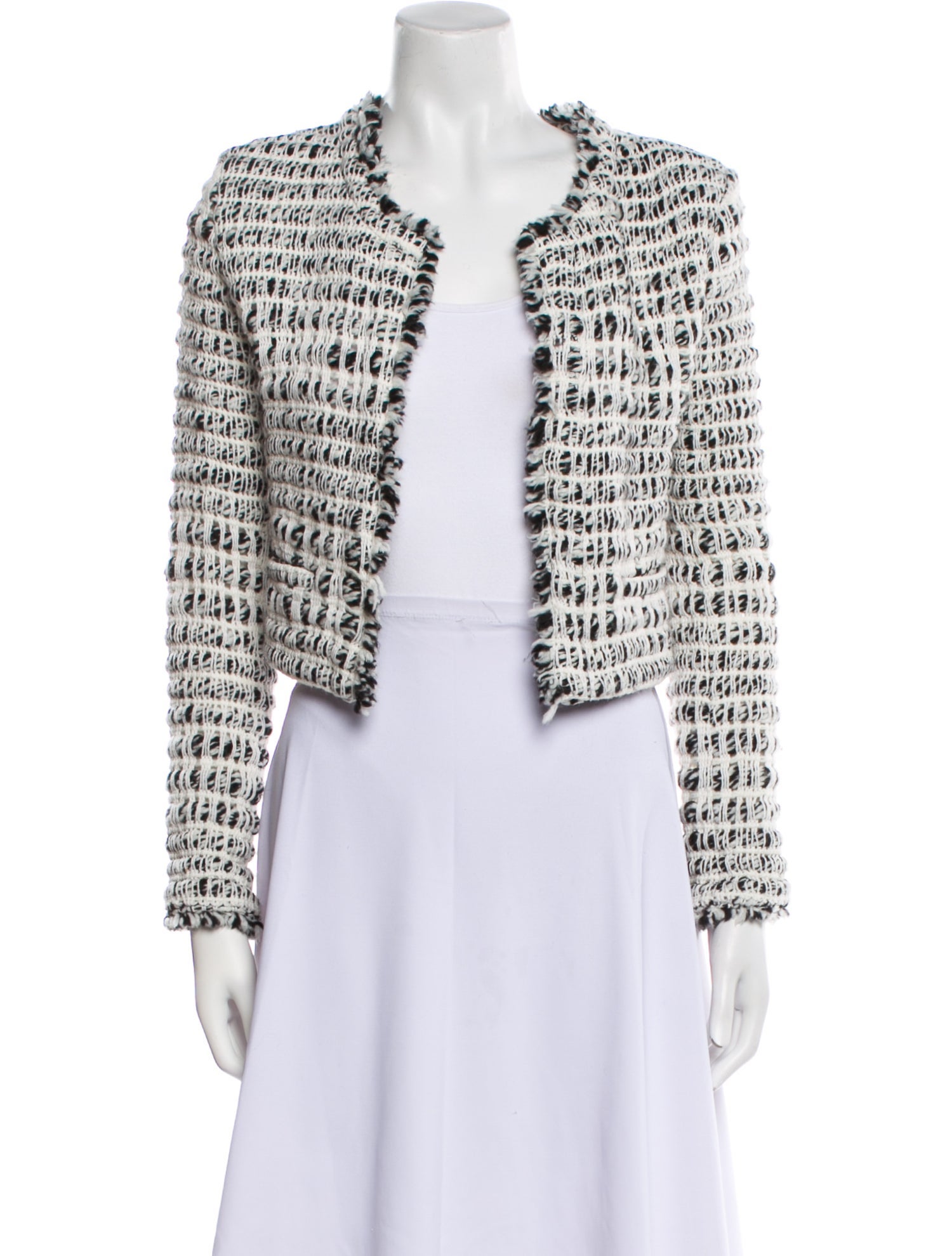 Iro Tweed Pattern Evening Jacket w/ Tags