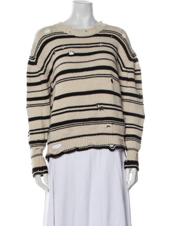 Iro Striped Crew Neck Sweater