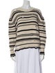Iro Striped Crew Neck Sweater