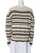 Iro Striped Crew Neck Sweater