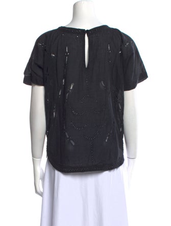 Iro Scoop Neck Short Sleeve T-Shirt