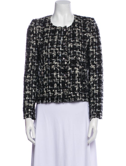 Iro Wool Tweed Pattern Evening Jacket